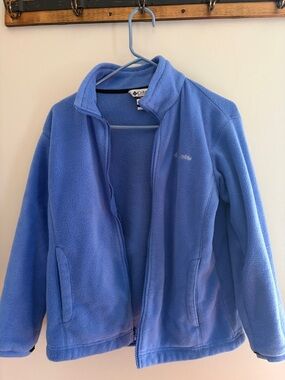 Columbia Periwinkle Blue Full-Zip Fleece Jacket